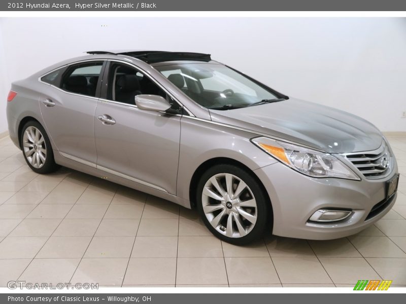 Hyper Silver Metallic / Black 2012 Hyundai Azera