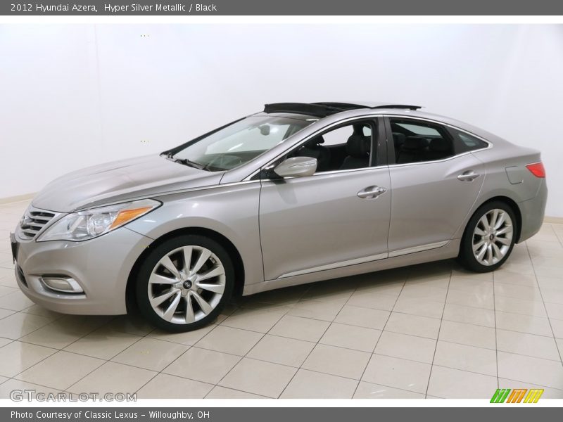 Hyper Silver Metallic / Black 2012 Hyundai Azera