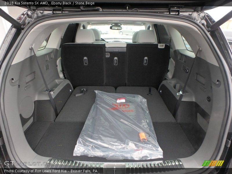 Ebony Black / Stone Beige 2018 Kia Sorento SX AWD