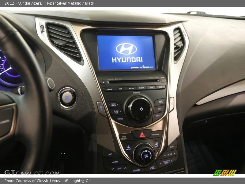 Hyper Silver Metallic / Black 2012 Hyundai Azera