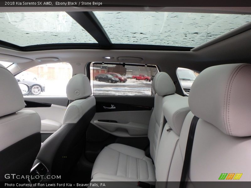 Ebony Black / Stone Beige 2018 Kia Sorento SX AWD