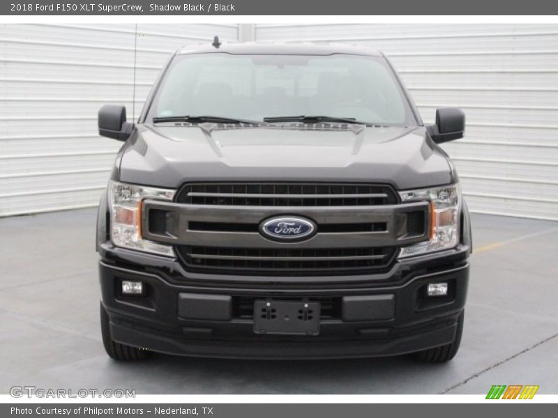 Shadow Black / Black 2018 Ford F150 XLT SuperCrew