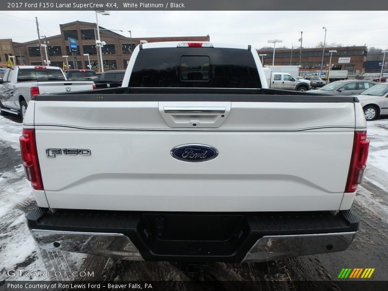 White Platinum / Black 2017 Ford F150 Lariat SuperCrew 4X4