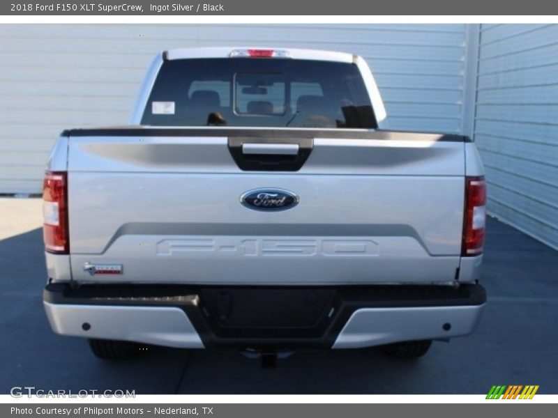 Ingot Silver / Black 2018 Ford F150 XLT SuperCrew