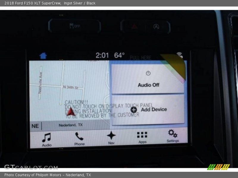 Ingot Silver / Black 2018 Ford F150 XLT SuperCrew