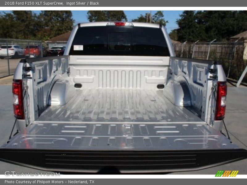 Ingot Silver / Black 2018 Ford F150 XLT SuperCrew