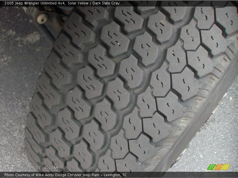 Solar Yellow / Dark Slate Gray 2005 Jeep Wrangler Unlimited 4x4