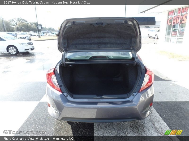 Modern Steel Metallic / Gray 2017 Honda Civic Touring Sedan