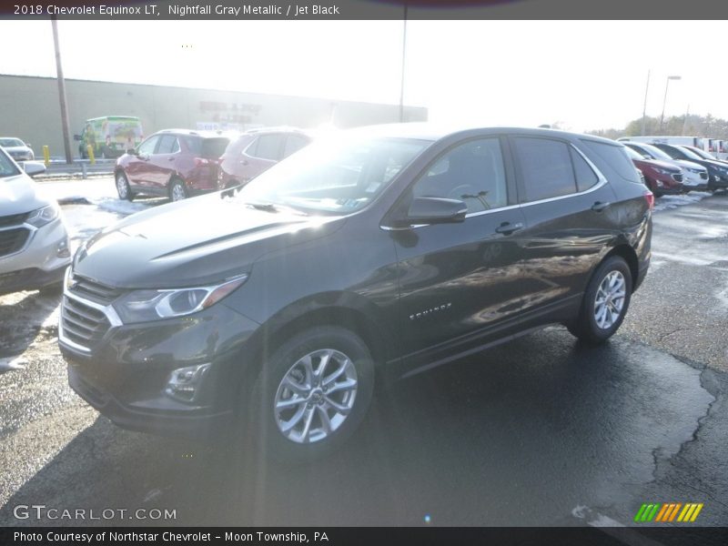 Nightfall Gray Metallic / Jet Black 2018 Chevrolet Equinox LT
