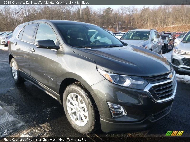 Nightfall Gray Metallic / Jet Black 2018 Chevrolet Equinox LT