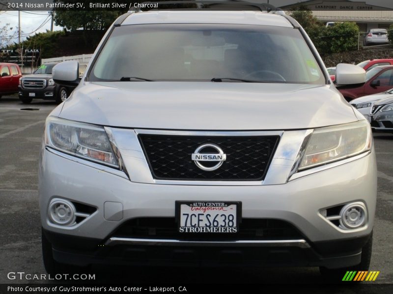 Brilliant Silver / Charcoal 2014 Nissan Pathfinder SV