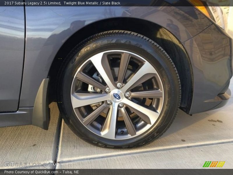 Twilight Blue Metallic / Slate Black 2017 Subaru Legacy 2.5i Limited