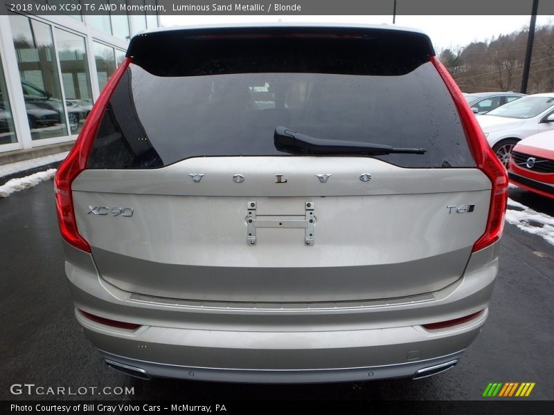 Luminous Sand Metallic / Blonde 2018 Volvo XC90 T6 AWD Momentum