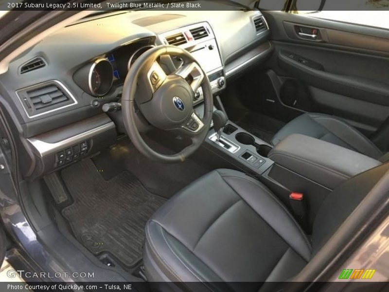 Twilight Blue Metallic / Slate Black 2017 Subaru Legacy 2.5i Limited