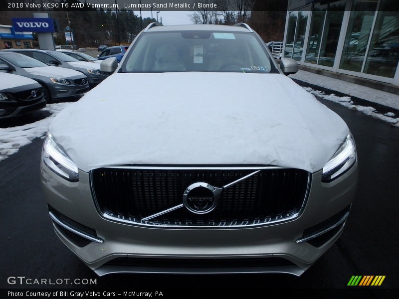 Luminous Sand Metallic / Blonde 2018 Volvo XC90 T6 AWD Momentum