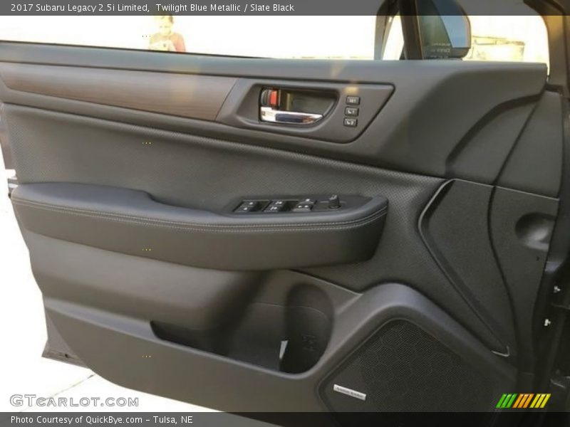 Twilight Blue Metallic / Slate Black 2017 Subaru Legacy 2.5i Limited