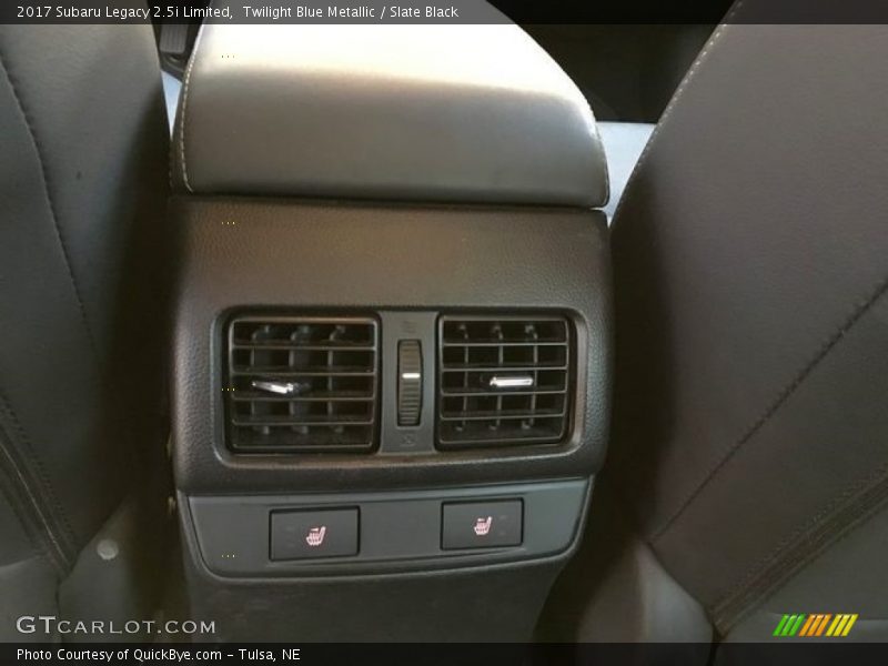 Twilight Blue Metallic / Slate Black 2017 Subaru Legacy 2.5i Limited