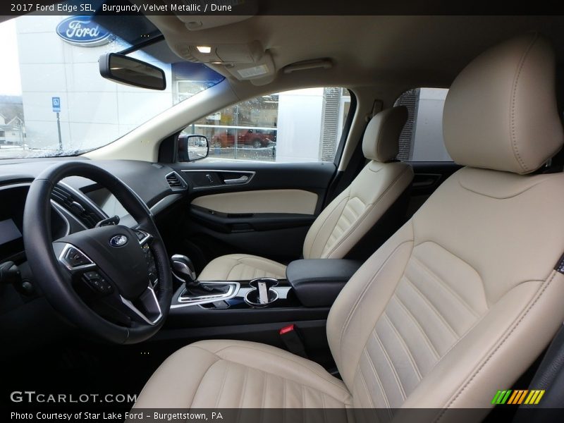 Front Seat of 2017 Edge SEL