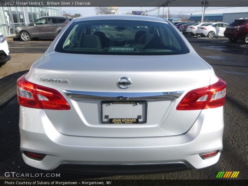 Brilliant Silver / Charcoal 2017 Nissan Sentra S