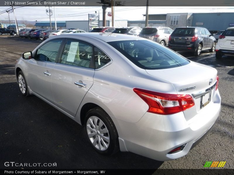 Brilliant Silver / Charcoal 2017 Nissan Sentra S