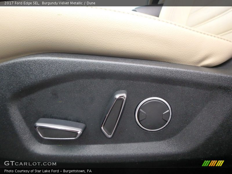 Burgundy Velvet Metallic / Dune 2017 Ford Edge SEL