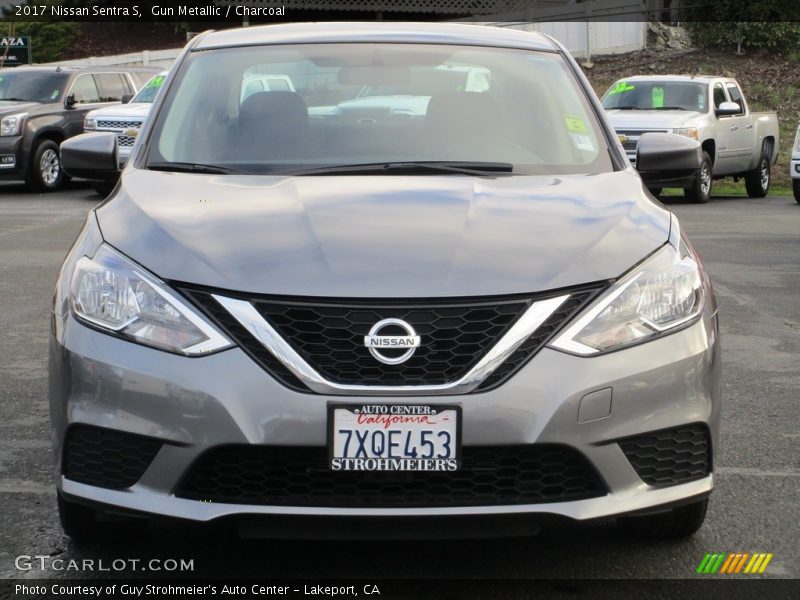 Gun Metallic / Charcoal 2017 Nissan Sentra S