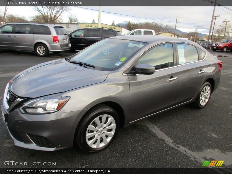 Gun Metallic / Charcoal 2017 Nissan Sentra S