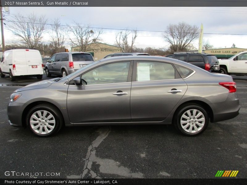 Gun Metallic / Charcoal 2017 Nissan Sentra S