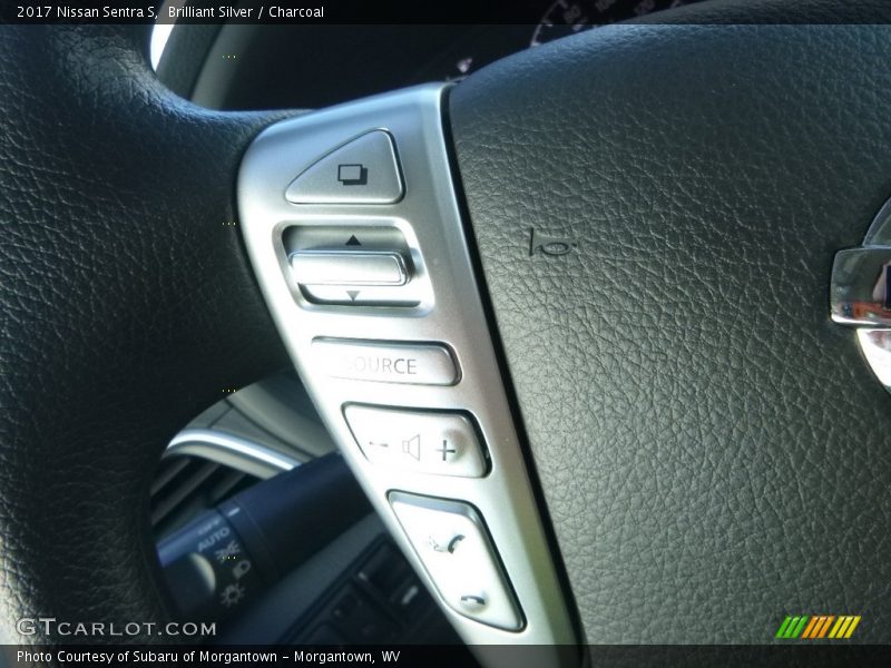 Brilliant Silver / Charcoal 2017 Nissan Sentra S