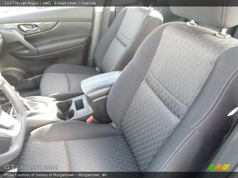 Brilliant Silver / Charcoal 2017 Nissan Rogue S AWD