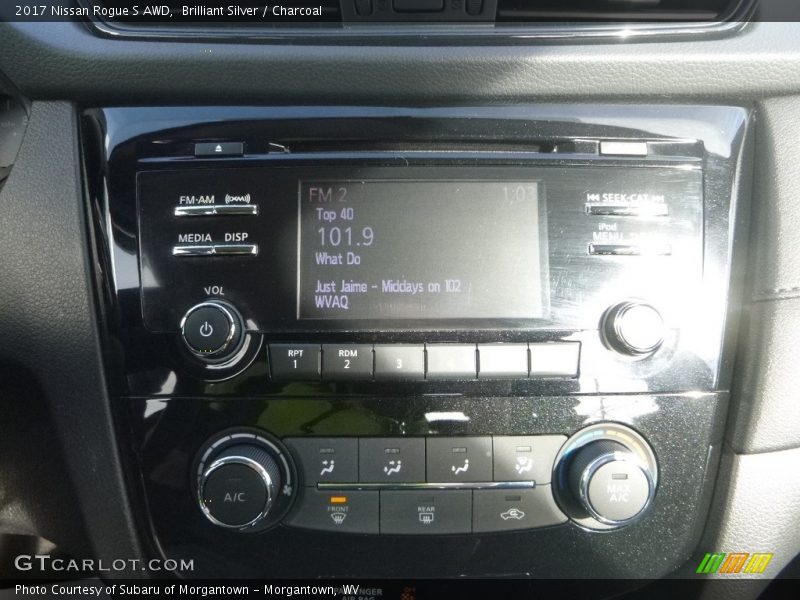 Brilliant Silver / Charcoal 2017 Nissan Rogue S AWD