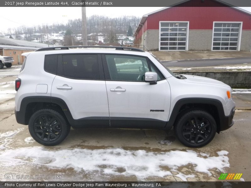 Glacier Metallic / Black 2017 Jeep Renegade Latitude 4x4