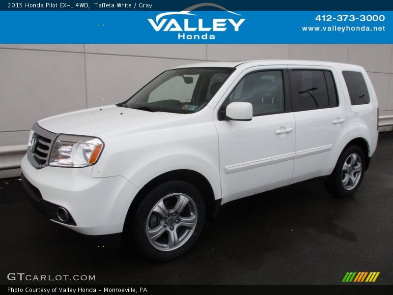 Taffeta White / Gray 2015 Honda Pilot EX-L 4WD