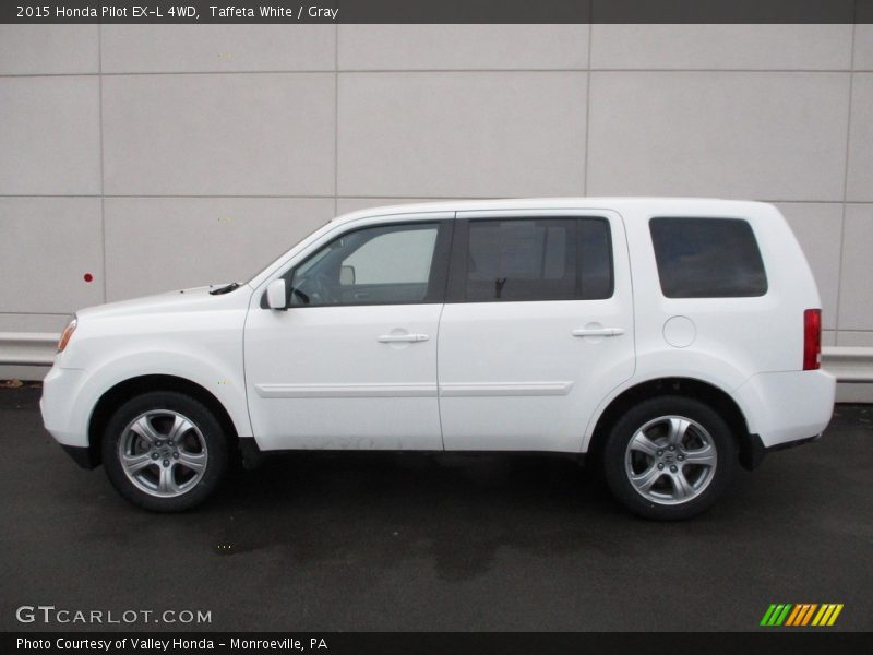 Taffeta White / Gray 2015 Honda Pilot EX-L 4WD