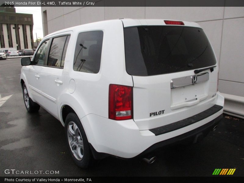 Taffeta White / Gray 2015 Honda Pilot EX-L 4WD