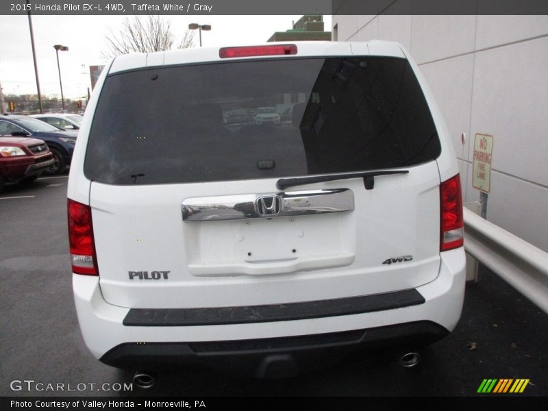 Taffeta White / Gray 2015 Honda Pilot EX-L 4WD