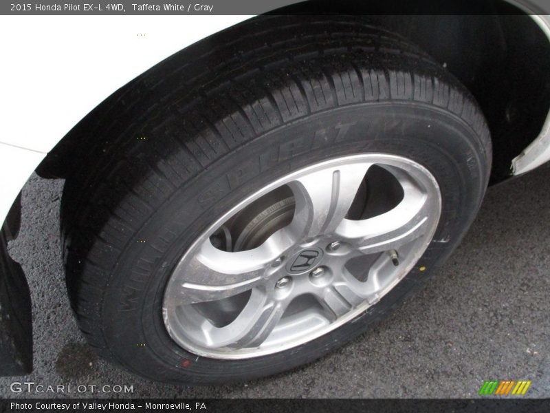Taffeta White / Gray 2015 Honda Pilot EX-L 4WD
