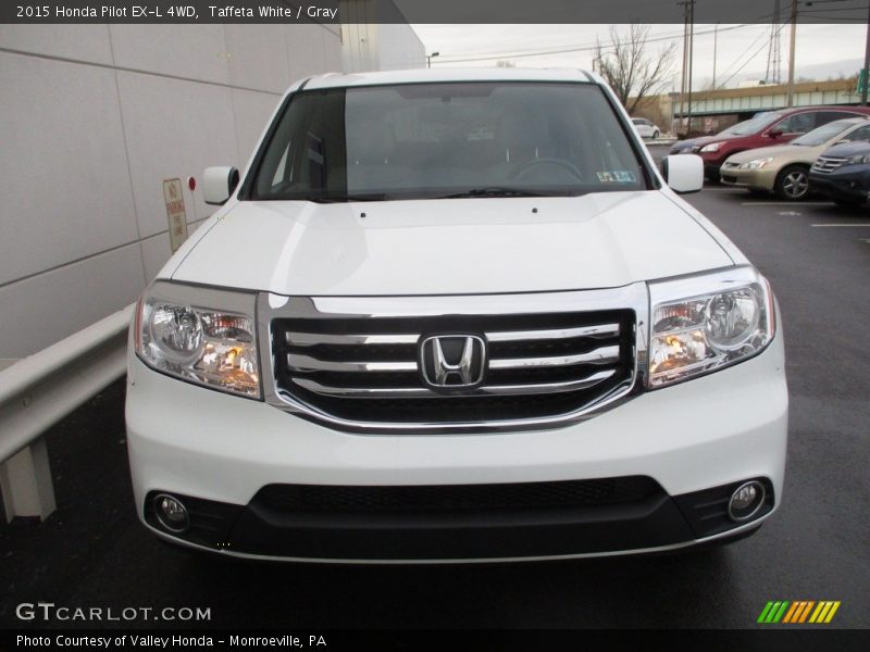Taffeta White / Gray 2015 Honda Pilot EX-L 4WD