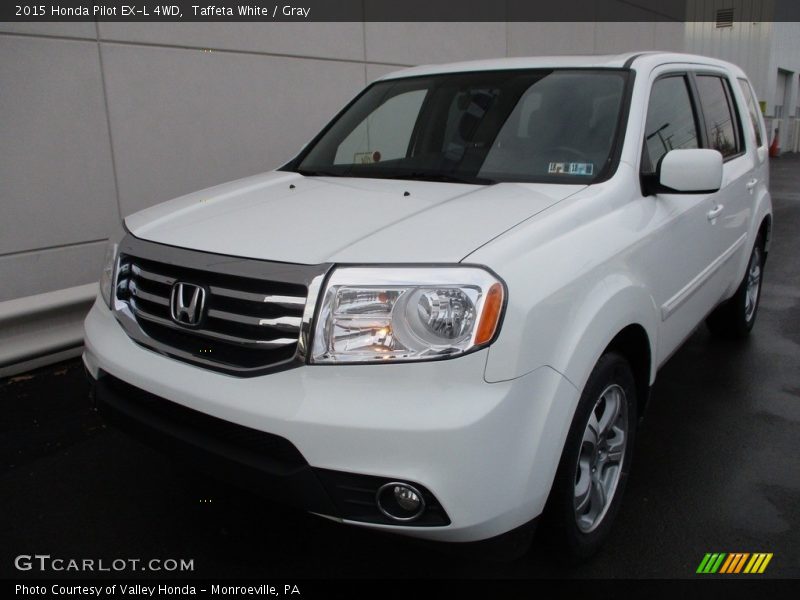 Taffeta White / Gray 2015 Honda Pilot EX-L 4WD