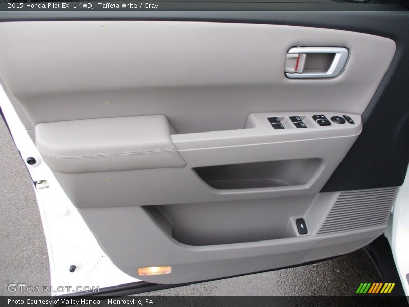 Taffeta White / Gray 2015 Honda Pilot EX-L 4WD