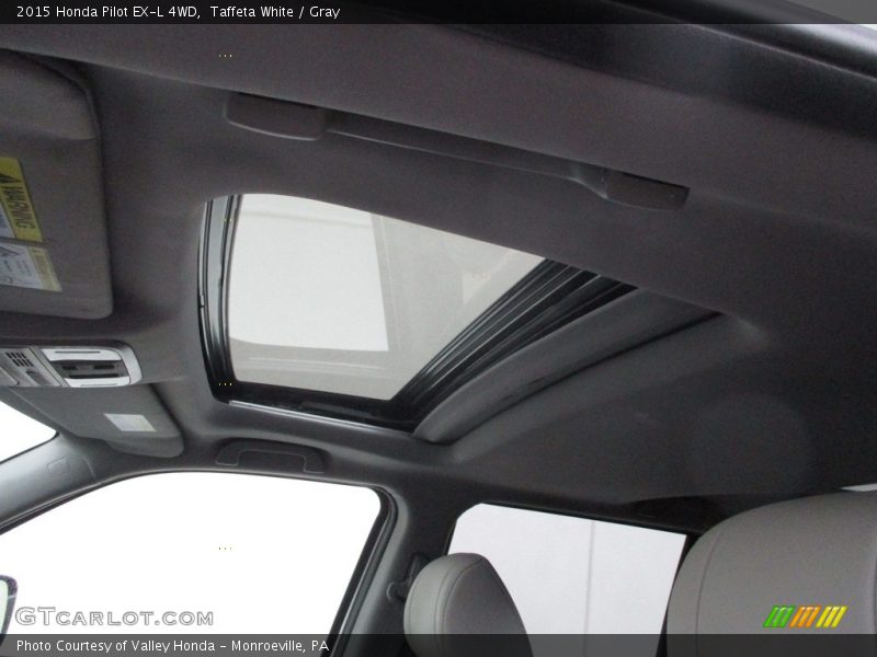 Taffeta White / Gray 2015 Honda Pilot EX-L 4WD