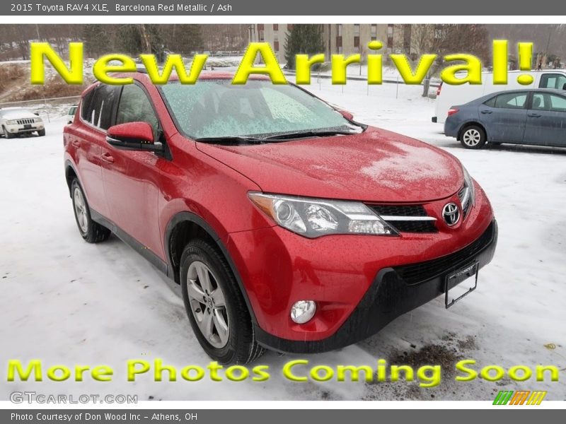 Barcelona Red Metallic / Ash 2015 Toyota RAV4 XLE