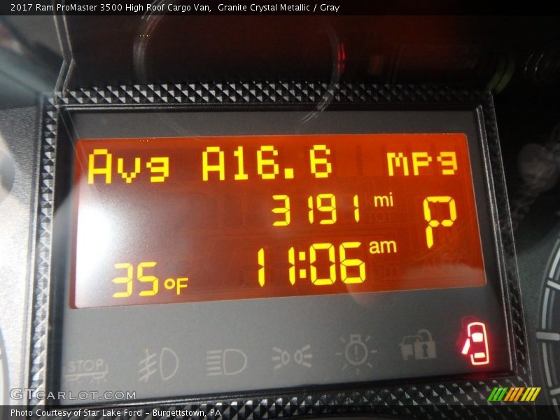 Granite Crystal Metallic / Gray 2017 Ram ProMaster 3500 High Roof Cargo Van