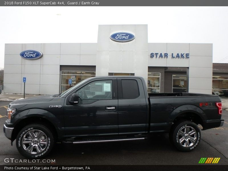 Guard / Earth Gray 2018 Ford F150 XLT SuperCab 4x4