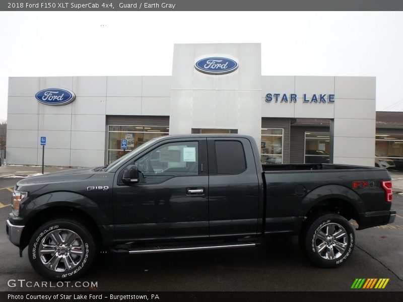 Guard / Earth Gray 2018 Ford F150 XLT SuperCab 4x4