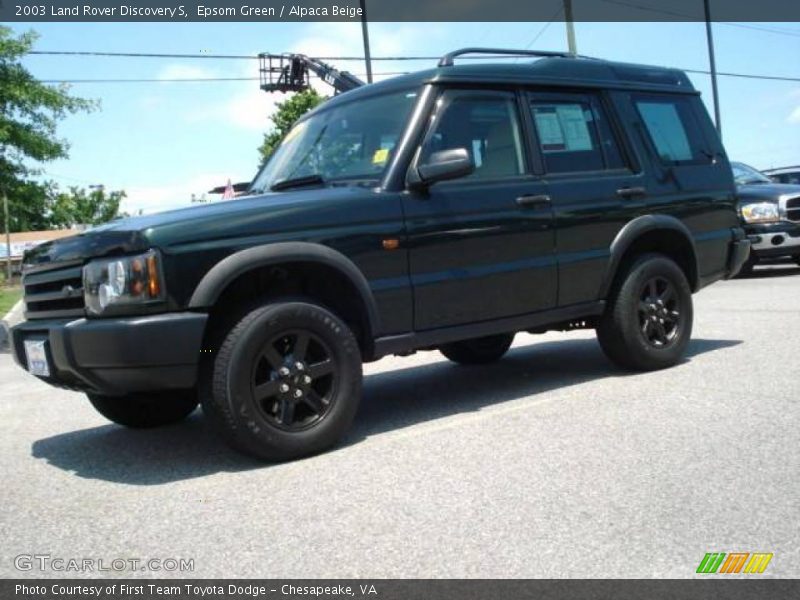 Epsom Green / Alpaca Beige 2003 Land Rover Discovery S