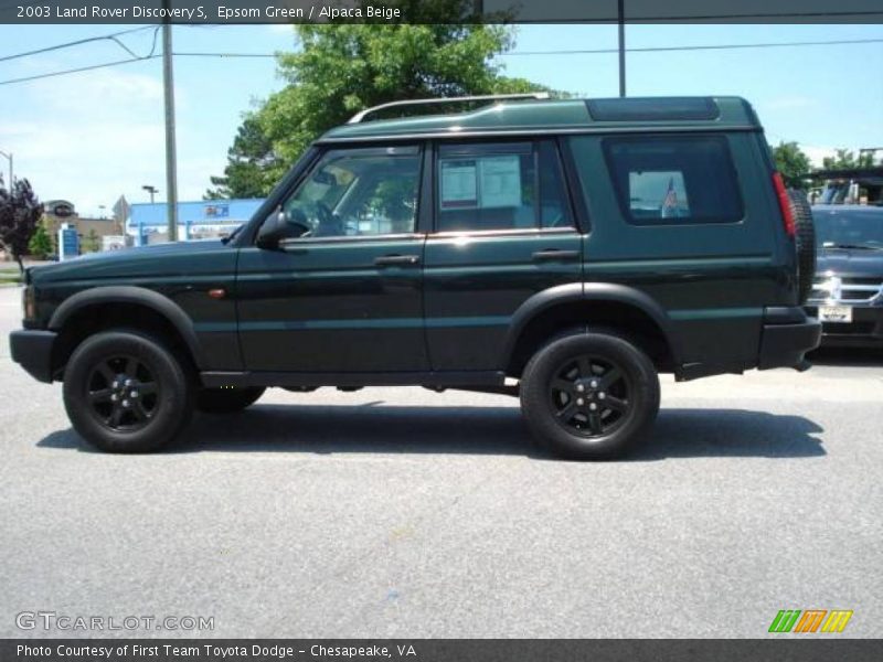 Epsom Green / Alpaca Beige 2003 Land Rover Discovery S