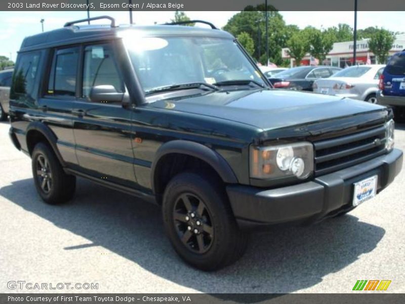 Epsom Green / Alpaca Beige 2003 Land Rover Discovery S