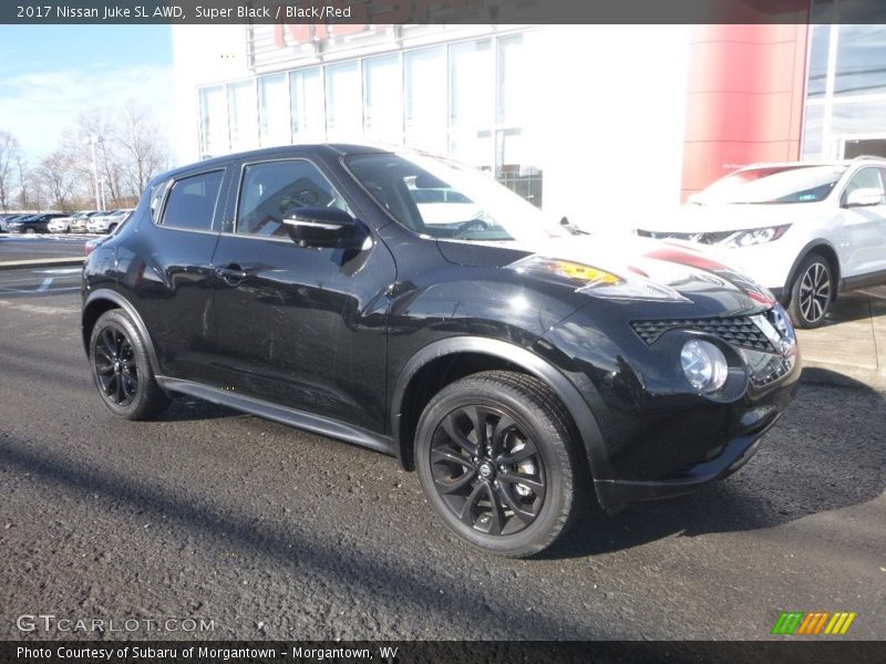 Super Black / Black/Red 2017 Nissan Juke SL AWD
