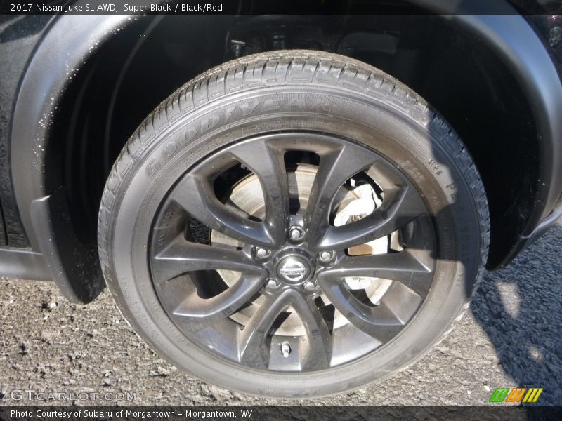 Super Black / Black/Red 2017 Nissan Juke SL AWD